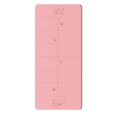CHOOYOU Garis Panduan Postur Matras Yoga Lipat Portabel